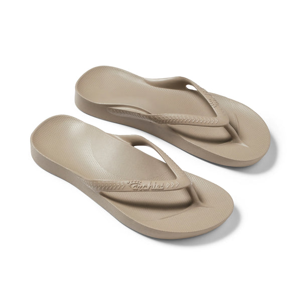 Arch Support Flip Flop Taupe by Archies
