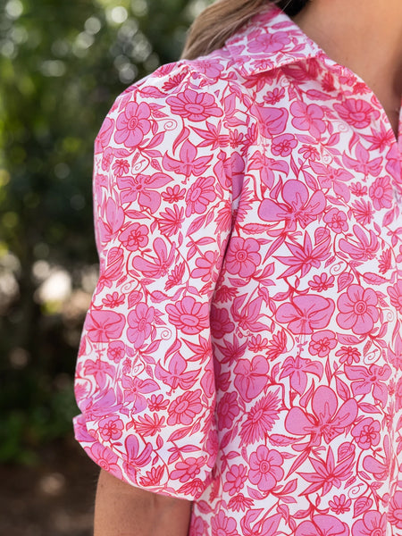 Ashlynn Dress Hibiscus Haven by Duffield Lane