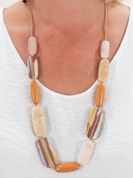 Resin Bead Necklace by Coastal Couture