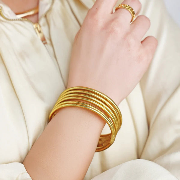 Lumine All Weather Bangles Aura by Budhagirl