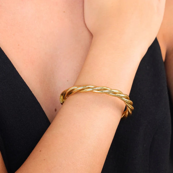 Twist All Weather Bangle Aura by BudhaGirl