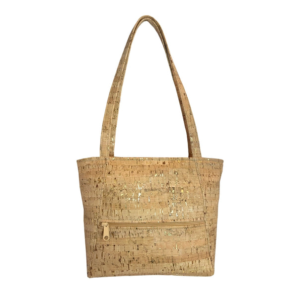 All Cork Mini Tote Bag Gold Flecked by Natalie Therese