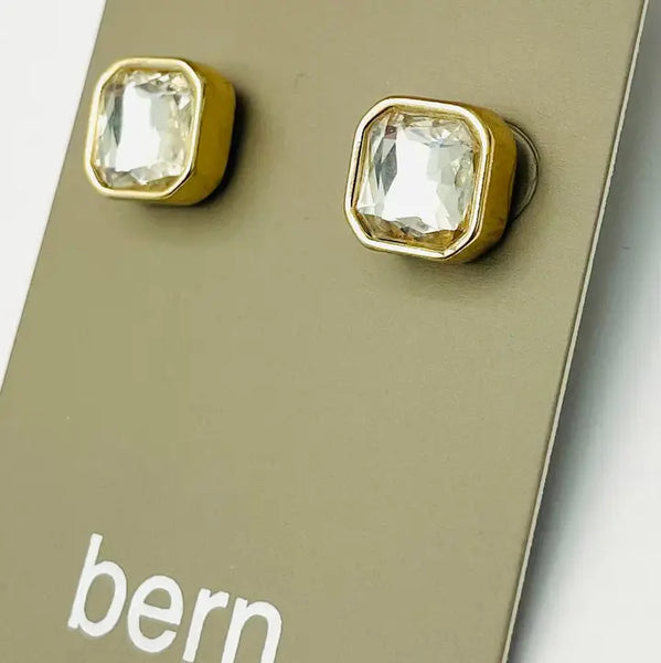 Simple Elegance Stud Clear by Two Forty Two