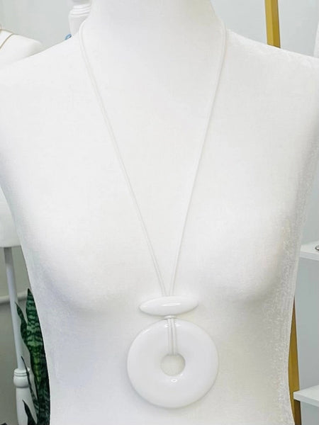 Modern Pendant Cord Necklace by Two Forty Two