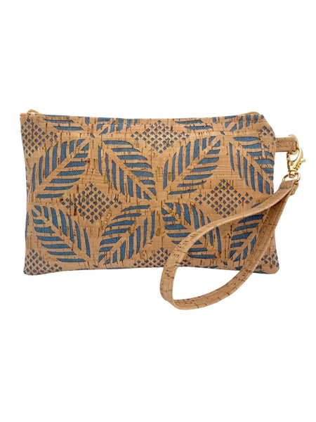 Simple Wristlet Medium Denim Palm Die Cut by Natalie Therese