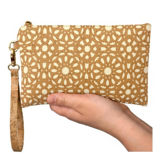 Simple Wristlet Medium Cream Mandala Die Cut by Natalie Theresa
