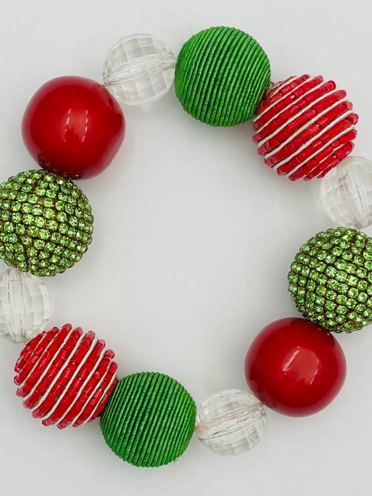 Chic Holiday Sprinkle Bracelet Red & Green by Two Forty-Two