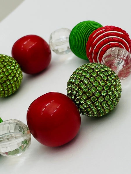 Chic Holiday Sprinkle Bracelet Red & Green by Two Forty-Two