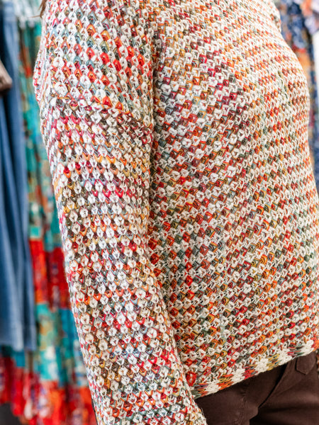 Novelty Yarn Sweater Multicolor by Charlie B