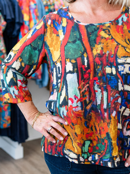 Brushstroke Muse Tunic by Shana