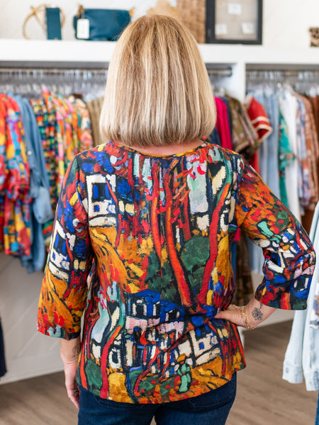 Brushstroke Muse Tunic by Shana