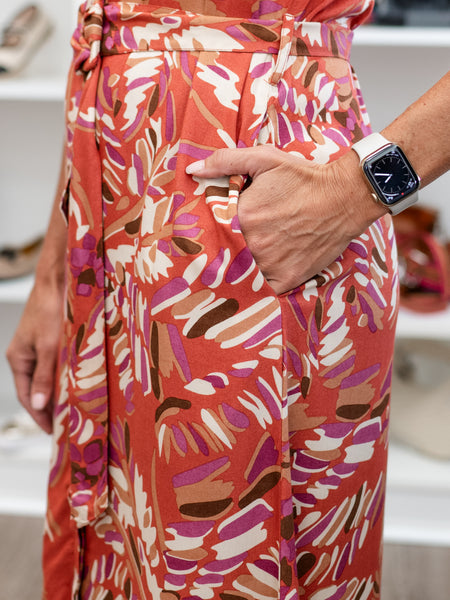 Daliah Dress Sienna Jungle by La Mer Luxe