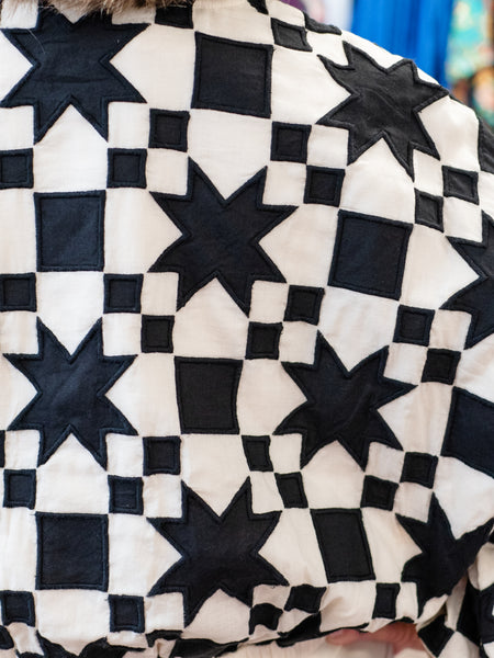 Quilted Star Jacket Black by Ivy Jane