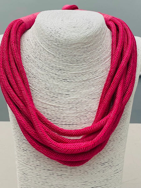 Slub 8 Strand Necklace by Two Forty Two South
