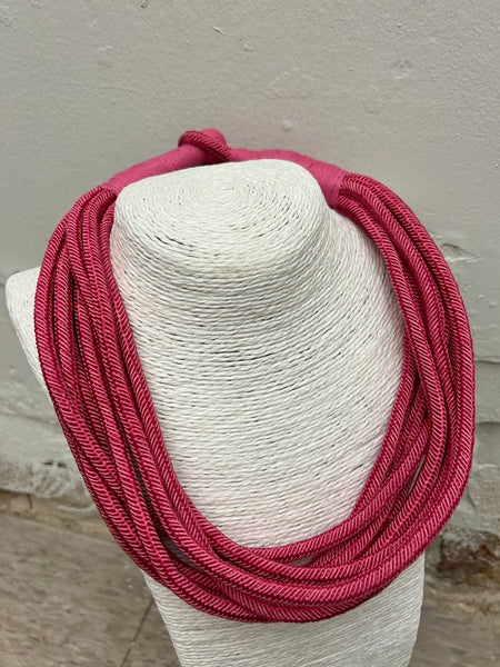 Slub 8 Strand Necklace by Two Forty-Two