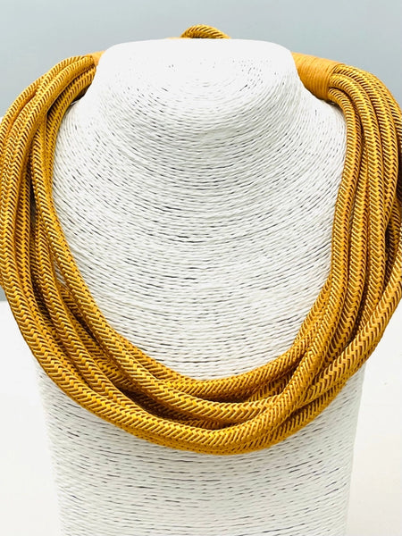 Slub 8 Strand Necklace by Two Forty Two South