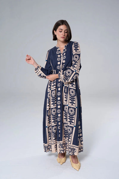 Jenny LS Maxi Blue by Briton Court