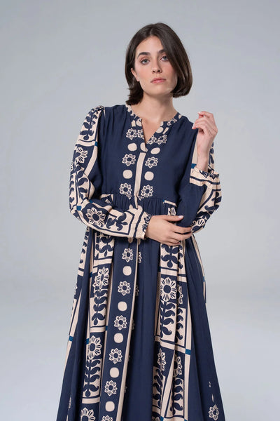 Jenny LS Maxi Blue by Briton Court