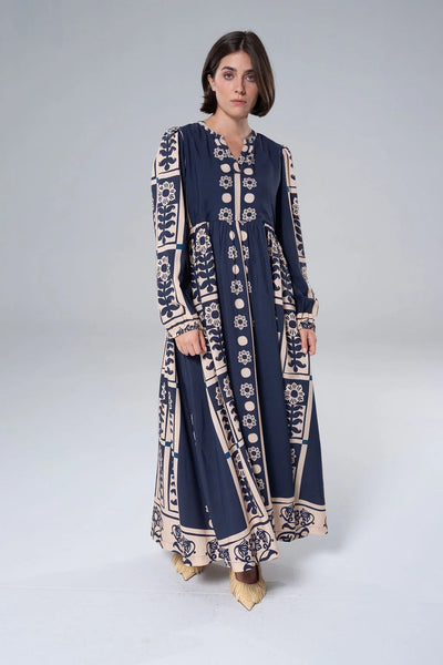 Jenny LS Maxi Blue by Briton Court