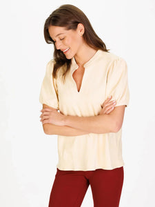 Brooke Top Cream Suede by Duffield Lane