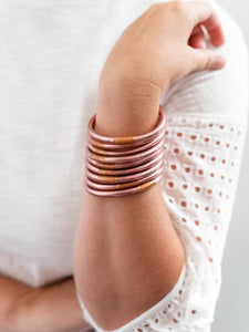 All Weather Bangles Rose Gold by BuDhaGirl