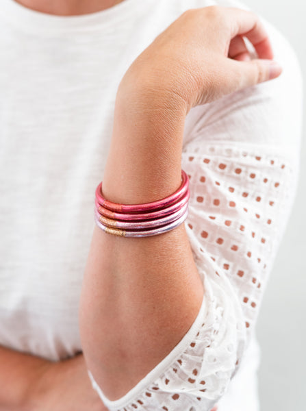 All Weather Bangles Carousel Pink by BuDhaGirl