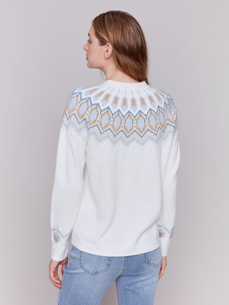 Raglan Sleeve Ski Sweater by Charlie B