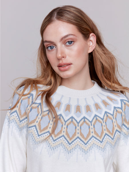 Raglan Sleeve Ski Sweater by Charlie B