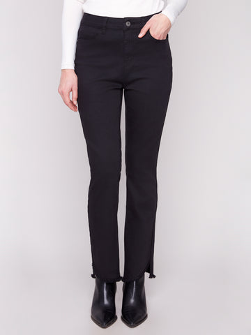 Bootleg 5 Pocket Colored Twill Black by Charlie B
