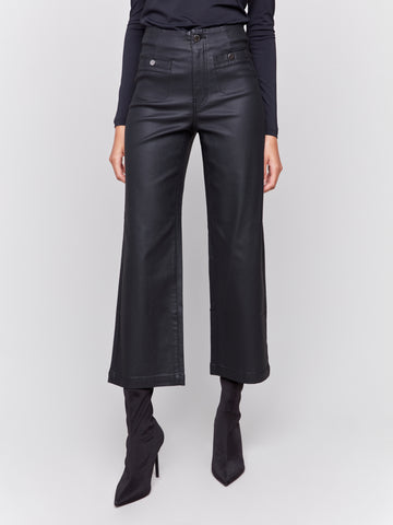 Wax Flare Leg Pant Black by Charlie B