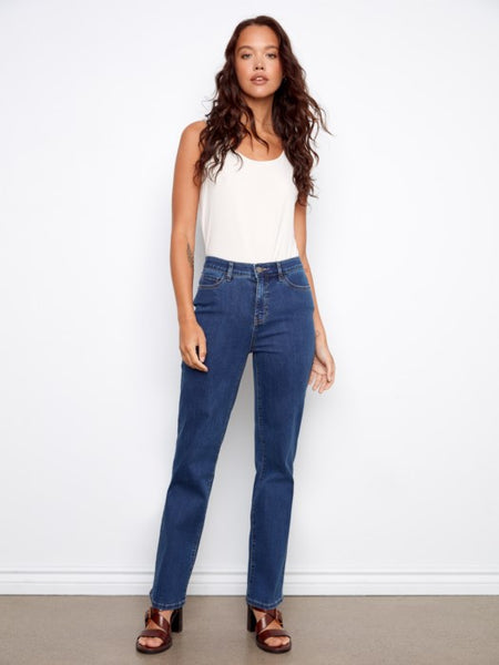 Charlotte Straight Leg Jeans Indigo by Charlie B