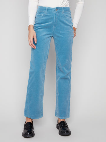 Straight Leg Corduroy Oxford by Charlie B