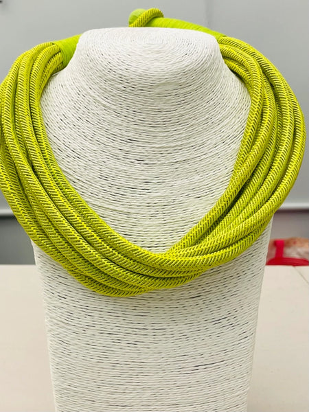 Slub 8 Strand Necklace by Two Forty-Two