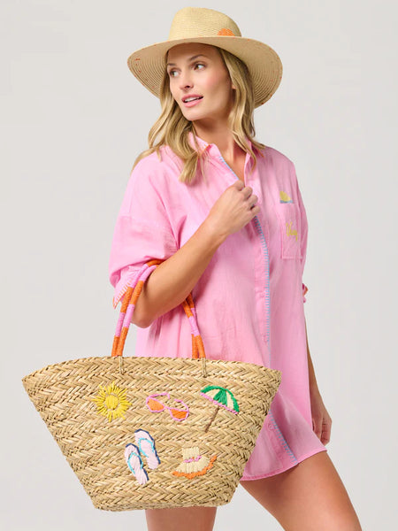 Cabana Tote Natural by Shiraleah