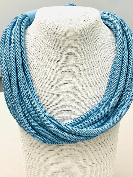 Slub 8 Strand Necklace by Two Forty Two South