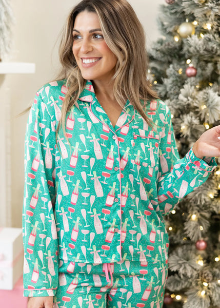 Charlotte Bubbly & Bright Pajamas Pants Set by Mary Square