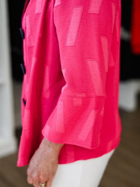 3/4 Sleeve Button Front Jacket & Tank by Multiples