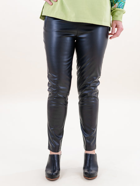 Faux Leather Legging by Coastal Couture