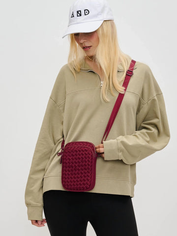 Divide & Conquer Woven Neoprene Crossbody by Sol & Solene