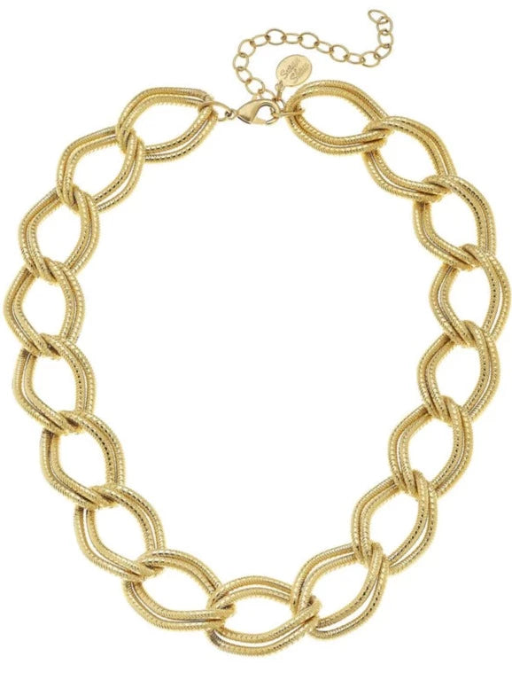 Double Loop Chain Necklace by Susan Shaw