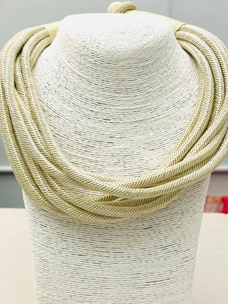 Slub 8 Strand Necklace by Two Forty-Two