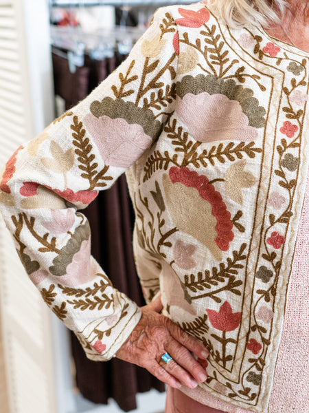 Edge to Edge Embroidered Jacket Ceremony by Charlie B