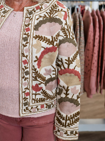 Edge to Edge Embroidered Jacket Ceremony by Charlie B
