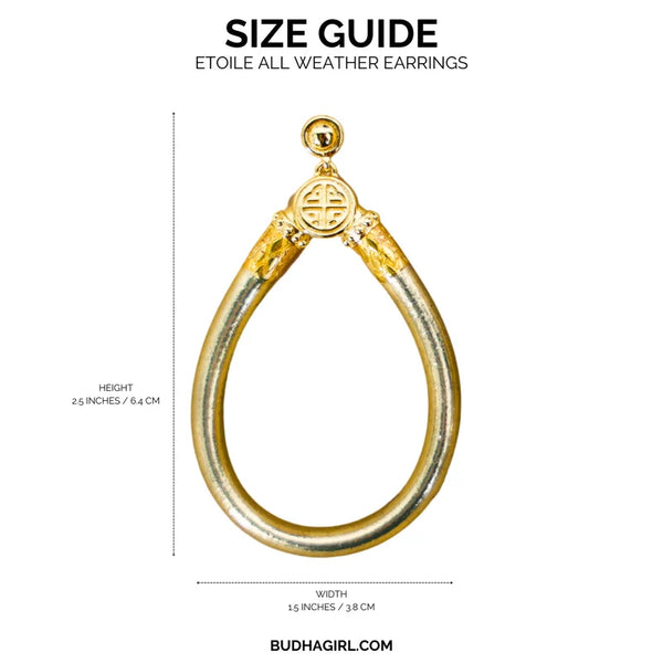All Weather Earrings Etoile by BudhaGirl