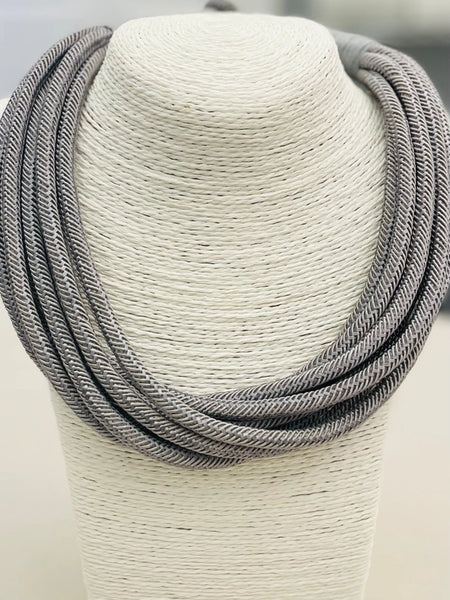 Slub 8 Strand Necklace by Two Forty Two South
