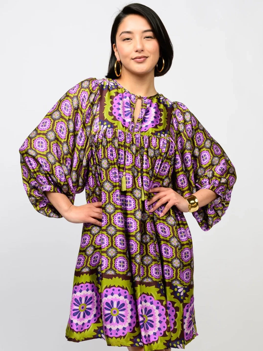 Medallion Border Dress by Ivy Jane