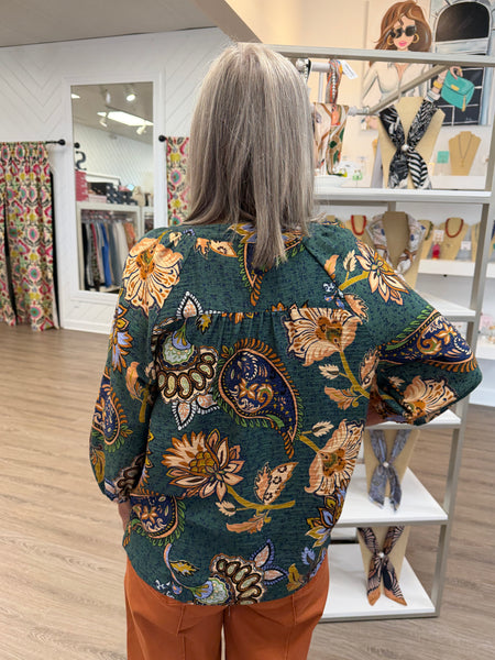 Printed Woven Popover by Ali Miles