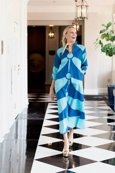Blue Toddy Charleston Dress by House of MBR