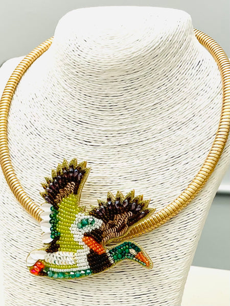 Fall Mallard Necklace by Two Forty Two