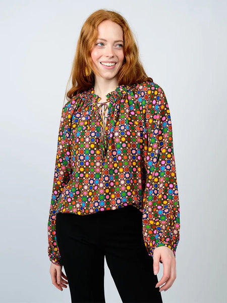 Loads of Color Dot Top by Ivy Jane